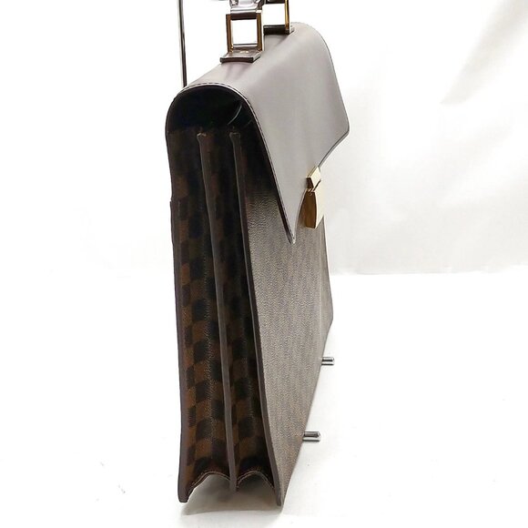 Authentic Louis Vuitton LV Business Bag Altona GM Brown Damier mn715-112525 - Picture 4 of 16